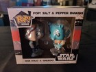 Funko pop Star Wars Han Solo & Greedo Salt and Pepper Shakers Smuggler Bounty