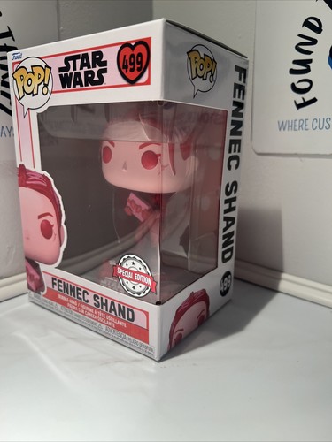 Fennec Shand Funko POP! Star Wars: Valentine's Day #499 Special Edition Bobble