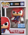 Funko Pop Dc X Sonic The Hedgehog Knuckles As Superman