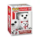 Ad Icons - Coca-Cola Polar Bear with Cub Pop! Vinyl Figure #241