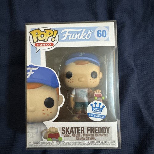Funko Pop! #60 Skater Freddy Funko Euro shop Exclusive with Protector NEW IN BOX