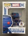 Funko Pop Blue Stealth Iron Man Figure #04 Rhode Island Comic Con Exclusive