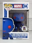 NEW FUNKO POP! BLUE STEALTH IRON MAN #04 RHODE ISLAND COMIC CON EXCLUSIVE RARE!!