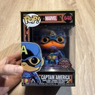 Funko Pop! Marvel - Captain America Black Light #648👌🚚