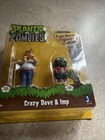 Plants VS Zombies Fun Dead Figures 2 Pk Crazy Dave & Imp JAZWARES POPCAP