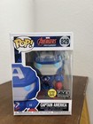 Funko Pop Marvel Avengers Mechstrike: Captain America #829 GITD Fye Exclusive