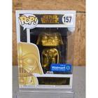 Funko POP! Star Wars Darth Vader #157 Gold Walmart Exclusive Bobble-Head