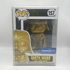 Funko Pop! Star Wars Darth Vader #157 Walmart Exclusive Gold with POP Protector