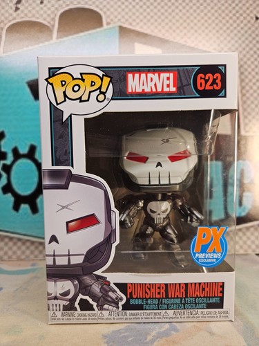 PUNISHER WAR MACHINE - Funko Pop #623 - PX Previews Exclusive - 138ki