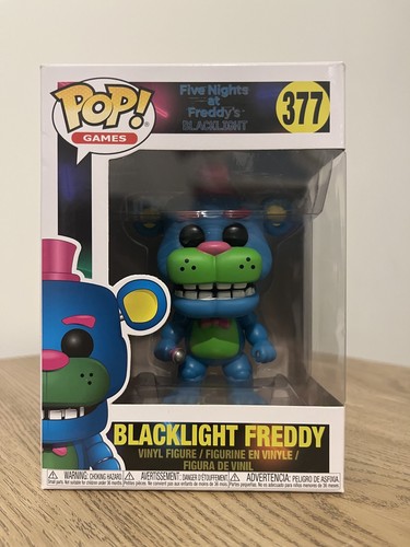 Blacklight Freddy Funko Pop Vinyl Figure Five Nights At Freddy's 377 Black Light