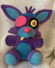 2017 Funko Five Nights At Freddy’s FNAF Blacklight Foxy 7” Plush Toy Purple Blue