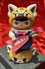 AGGRETSUKO ON GUITAR POP MART PUCKY X SANRIO CHARACTERS SERIES PVC FIGURE NM!!!