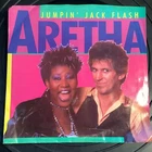 Aretha Franklin 45RPM “Jumpin’ Jack Flash” 1986 80s Pop Rock 7” Vinyl