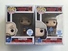 Funko Pop! Stranger Things - Hopper # 1253 & Joyce # 1254 w/ Protectors NEW