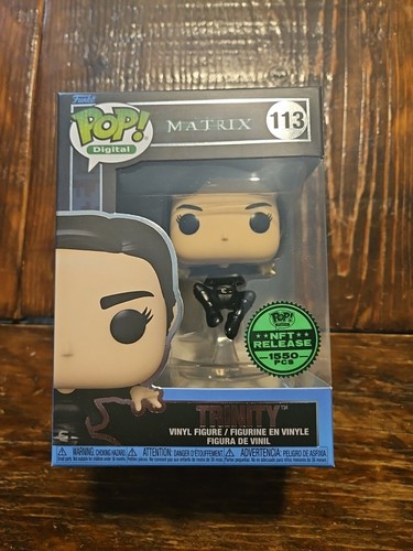Funko Pop! Vinyl: The Matrix - Trinity #113 (Digital Pop! Release) - Funko