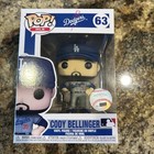 Funko Pop! MLB Cody Bellinger #63 Los Angeles Dodgers Away Jersey Figure