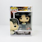 Attack on Titan Funko Pop Vaulted Special Edition Formal Levi #1171 + Protector