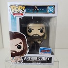 Funko Pop Aquaman Arthur Curry #243 Comicon Exclusive 2018 With Protector