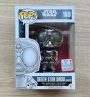 Funko Pop Star Wars Rogue One Death Star Droid NYCC #188 + Free Protector