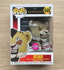Funko Pop Disney The Lion King Scar Flocked #548 + Free Protector