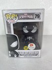 Funko Pop Black Suit Spider-Man #79 Vinyl Figure Marvel  GITD Walgreens W/Protec