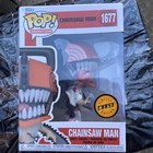Funko Pop! Vinyl: Chainsaw Man - Chainsaw Man (Chase) #1677 W/ Protector