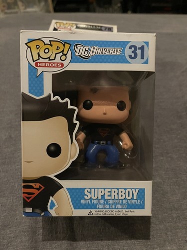 FUNKO POP DC UNIVERSE SUPERBOY # 31 RARE