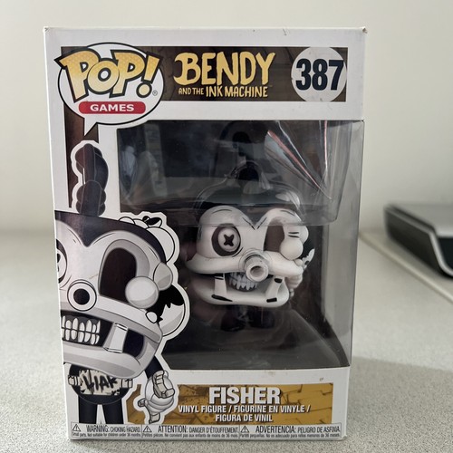 Funko Pop! Games #387 "FISHER" Bendy and the Ink Machine Vaulted Protector