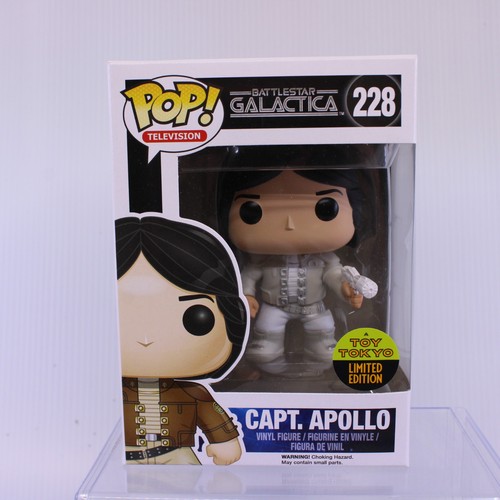 G8 Funko Pop CAPT APOLLO Battlestar Toy Tokyo Exclusive Vinyl Figure 228