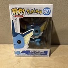 POKEMON FUNKO POP GAMES 627 Vaporeon Vinyl Figure New In Box With Slight Damage