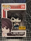 Funko Pop! Death Note L With Cake Vinyl Figure #219 (Hot Topic Exclusive)
