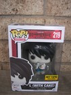 Funko Pop Animation Death Note - L (With Cake) #219 Hot Topic Exclusive Vaulted