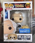 VAULTED Funko Pop! Movies: DOC & EINSTEIN #972 BTTF Walmart Exclusive