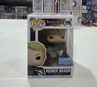 Funko Pop Attack On Titan Reiner Braun Game Stop Exclusive # 1996 With Protector