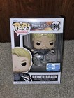 Funko Pop! Attack on Titan #1996 Reiner Braun GameStop Exclusive, W/Protector
