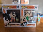 Funko POP! Tien and Chiaotzu 384 Yamcha & Puar 531 + Protectors! Dragon ball z