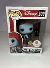 Funko Pop Disney Sally Seated #209 Nightmare Before Christmas Glow & Flocked