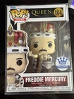 FREDDIE MERCURY QUEEN Funko Pop Rocks #184 Exclusive Diamond Edition W/Protector
