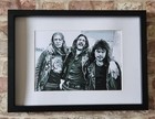 Motorhead Lemmy Kilmister Eddie Clarke Phil filthyTaylor pop Art Tribute Print