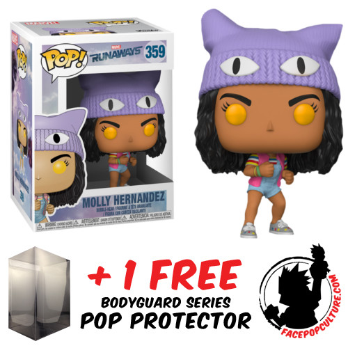 FUNKO POP MARVEL RUNAWAYS MOLLY HERNANDEZ #359 VINYL FIGURE + FREE POP PROTECTOR