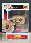 Funko Pop SIMBA (547) BOX LUNCH EXCL FLOCKED--DISNEY LION KING MOVIE