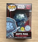 Funko Pop Star Wars Darth Maul Hologram GITD #740 + Free Protector