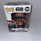 DJ R3X Rex Funko Pop Vinyl Bobblehead Star Wars Galaxys Edge Landing Damage Box