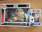 Funko Pop Star Wars 611 JABBA THE HUTT & SALACIOUS B CRUMB w/ 52 BIB FORTUNA
