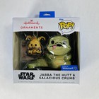 Hallmark Funko Pop Jabba the Hutt & Salacious Crumb Star Wars Christmas Ornament