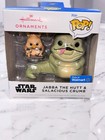 Hallmark Funko Pop Star Wars Jabba the Hutt & Salacious Crumb Christmas Ornament