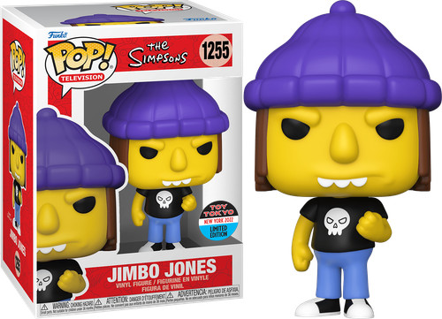 Funko POP! Television The Simpsons Jimbo Jones #1255 Toy Tokyo NY 2022 Exclusive