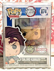 FUNKO POP VINYL TANJIRO KAMADO #874 DEMON SLAYER LTD ED GLOW CHASE
