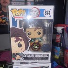 Funko Pop! Demon Slayer Tanjiro Kamado #874 Glow Chase W/Protector Mint