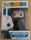 FUNKO POP! STAR WARS UNMASKED VADER BOBBLE-HEAD #43 - & PROTECTOR - VERY RARE